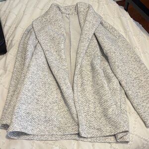 Fabletics Light Gray Textured Blazer